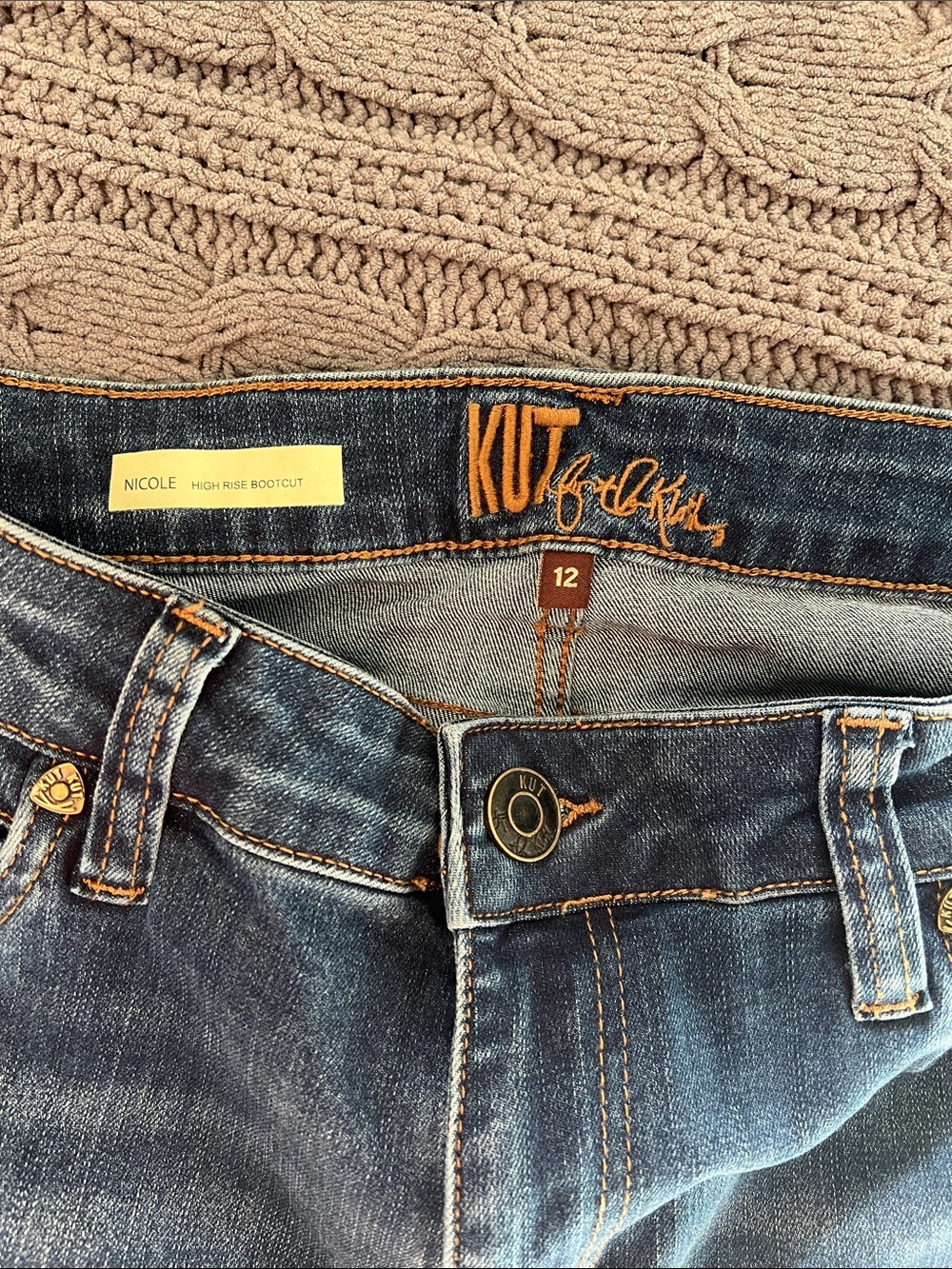 KUT High Rise Bootcut Jean - Picture 4 of 4